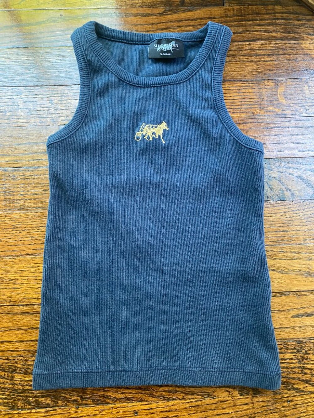 Siegelman Stables Ribbed Tank in Navy — Size XS — Fall 2023